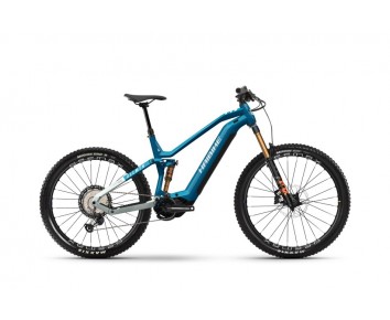 Haibike ALLMTN 10 Full Suspension Electric-MTB Blue/Silver Yamaha PW-X3 Motor 720wh Battery 2024